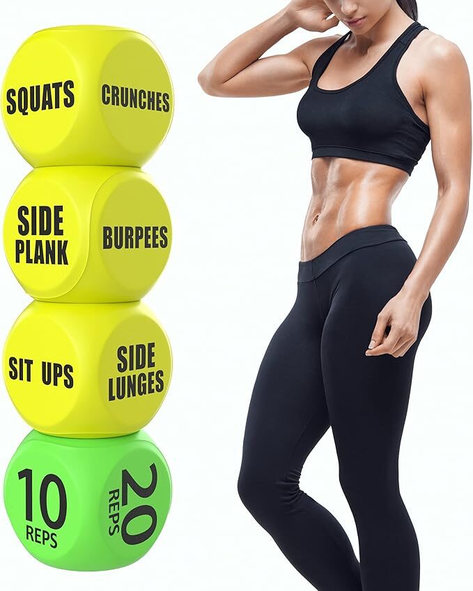 TidyFriend Exercise Dice – 6 Sided