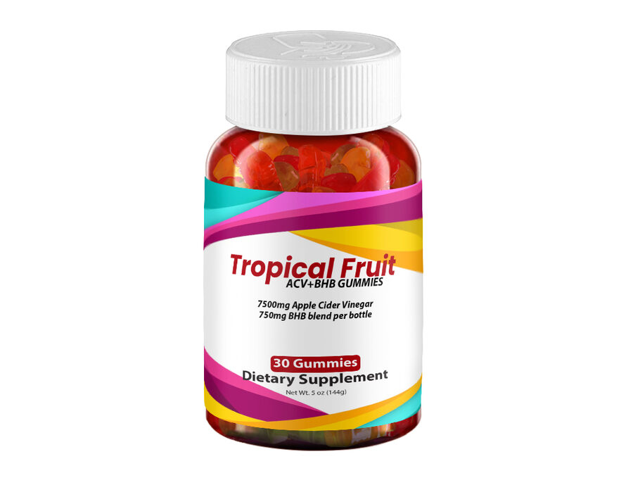 Tropical Fruit ACV+BHB Gummies – 1 Bottle